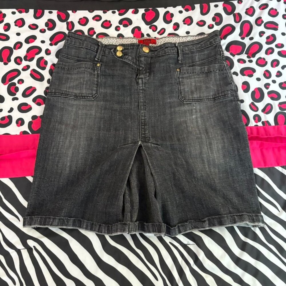 Y2K Dido Denim Midi Skirt